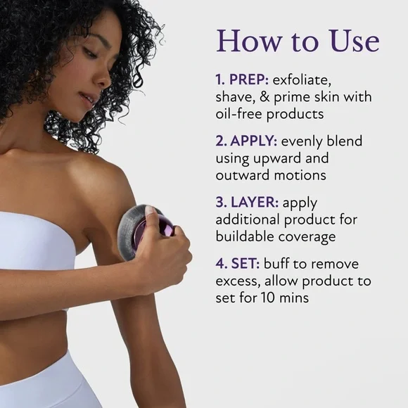 WESTMORE Beauty Body Coverage Perfector Golden Radiance Blend & Blur Body Brush - Picture 6 of 9